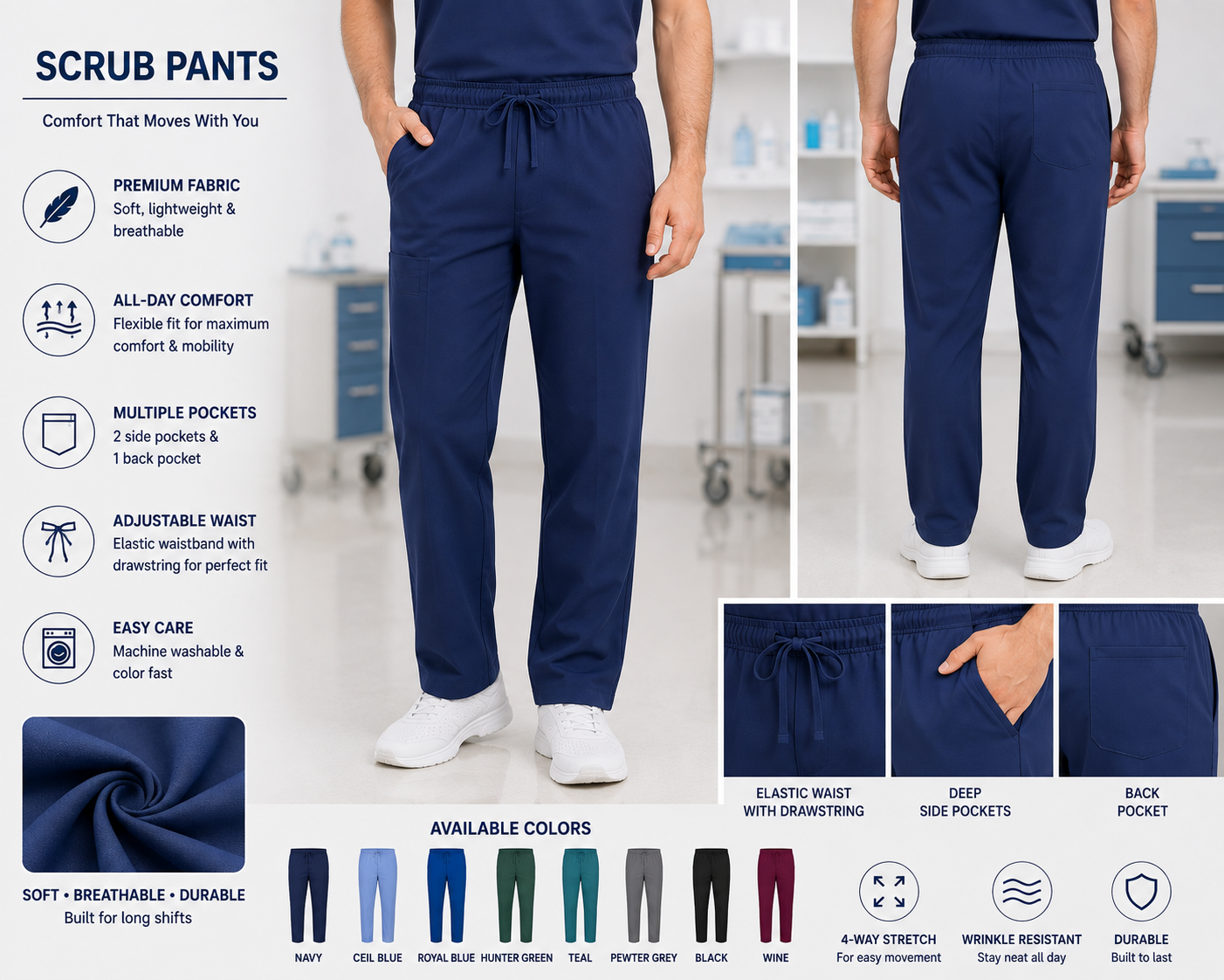 Scrub Pants